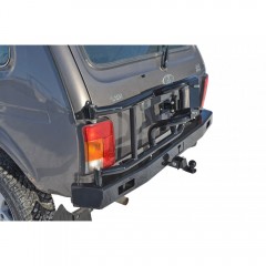 Бампер задний силовой с фаркопом L@DA 4x4 Urban