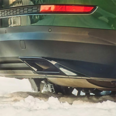 Имитация насадок глушителя под покраску для Skoda Kodiaq (2016-н.в.) купить недорого с доставкой в Орел