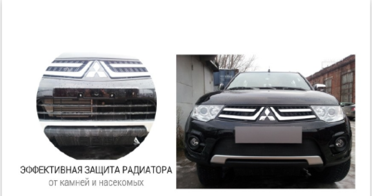 Защита радиатора "Standart" Chevrolet Aveo (2011-2015) верх, чёрная купить недорого с доставкой в Орел