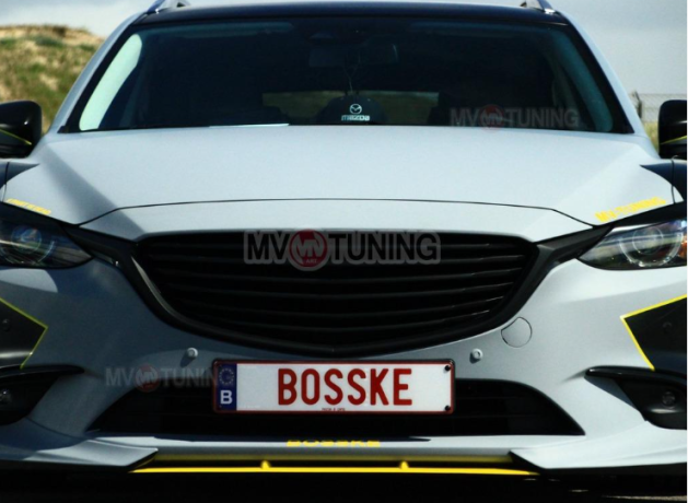 Спойлер-Вставка между клыками "SkyActivSport" для Mazda 6 (2015-н.в.) купить недорого с доставкой в Орел