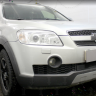Защита радиатора "Standart" Chevrolet Captiva (2006-2011) низ, чёрная купить недорого с доставкой в Орел