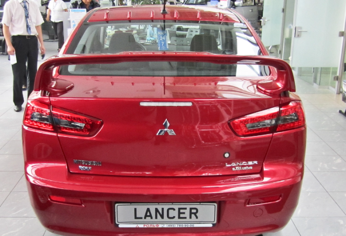 Аэродинамический рассекатель (накладка на крышу) "Zodiak Generator" для Mitsubishi Lancer X купить недорого с доставкой в Орел
