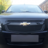Защита радиатора "Standart" Chevrolet Cobalt (2013-н.в.) низ, чёрная купить недорого с доставкой в Орел