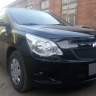 Защита радиатора "Standart" Chevrolet Cobalt (2013-н.в.) низ, чёрная купить недорого с доставкой в Орел
