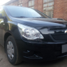 Защита радиатора "Standart" Chevrolet Cobalt (2013-н.в.) низ, чёрная купить недорого с доставкой в Орел