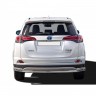 Защита заднего бампера «Труба с уголками» (d51/40) для Toyota RAV4 рестайлинг, (2015-н.в.)(Окрашенное) купить недорого с доставкой в Орел