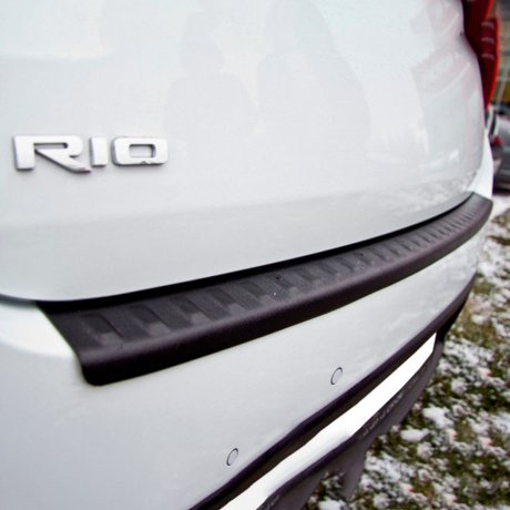 Защитная накладка на задний бампер KIA Rio (2017-н.в., седан) купить недорого с доставкой в Орел