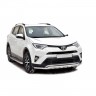 Защита переднего бампера «Труба двойная» (d51) для Toyota RAV4 рестайлинг (2015-н.в.)(Окрашенное) купить недорого с доставкой в Орел