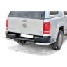 Защита заднего бампера «Уголки двойные» (d63,5) для Volkswagen Amarok (2010-2016)(Нерж. Сталь) купить недорого с доставкой в Орел