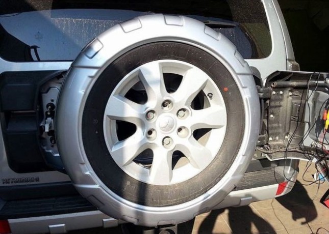 Бокс запасного колеса не окрашенный и прошитый для Mitsubishi Pajero IV (2006-2014) купить недорого с доставкой в Орел