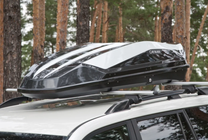 Автобокс "CAYMAN" F1 двухцветный 420L купить недорого с доставкой в Орел