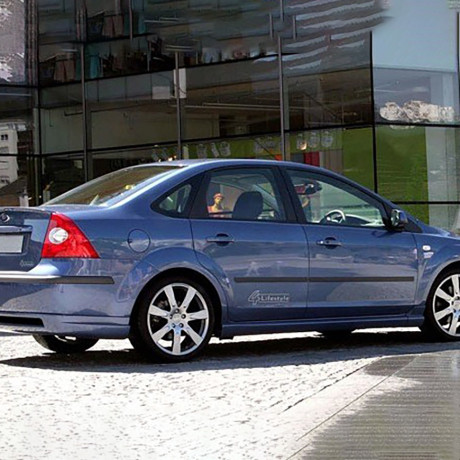 Накладки на пороги "MS" для Ford Focus 2 (2004-2011) купить недорого с доставкой в Орел
