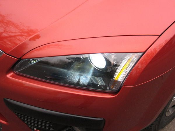 Накладки на фары (реснички) широкие var №2 для Ford Focus 2 (2004-2008) купить недорого с доставкой в Орел