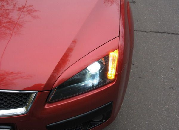 Накладки на фары (реснички) широкие var №2 для Ford Focus 2 (2004-2008) купить недорого с доставкой в Орел