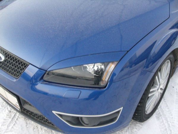 Накладки на фары (реснички) широкие var №2 для Ford Focus 2 (2004-2008) купить недорого с доставкой в Орел