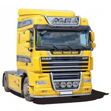 Защита переднего бампера «Труба» для DAF FT XF105.410-460 (2008-2013)(Окрашенное) купить недорого с доставкой в Орел