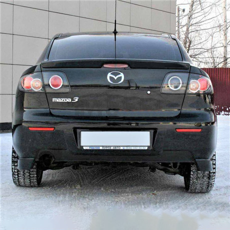 Клыки на задний бампер "GT" для Mazda 3 купить недорого с доставкой в Орел