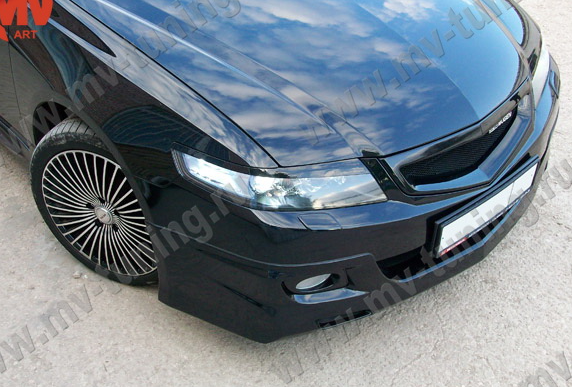 Решетка радиатора (сетка в комплекте) "MUGEN Style" для Honda Accord VII (2006-2008) купить недорого с доставкой в Орел