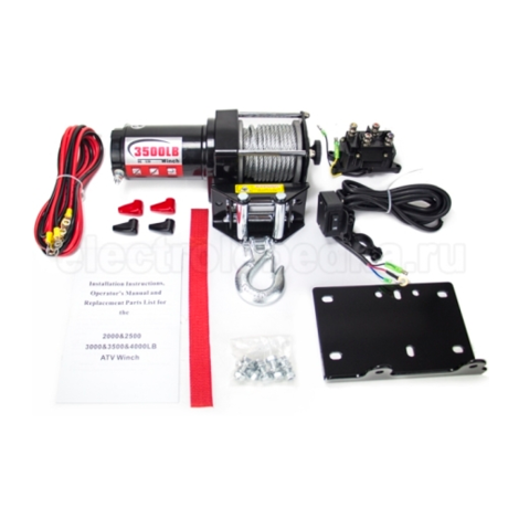 Лебедка для квадроцикла "Master Winch" PM3500, электрическая, 12В купить недорого с доставкой в Орел