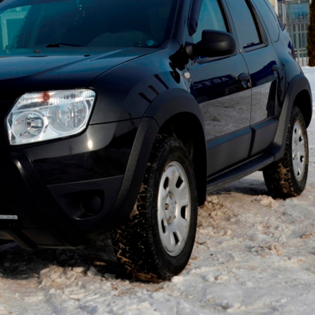 Молдинги дверей №2 "КАРТ" для Renault Duster дорестайлинг до 2015 г.в. (без комплектации) купить недорого с доставкой в Орел
