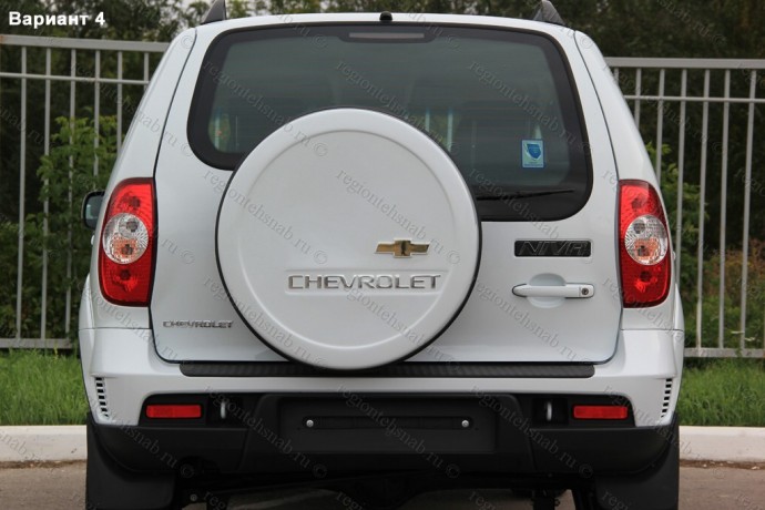 Чехол запасного колеса Chevrolet Niv@ с эмблемой Chevrolet купить недорого с доставкой в Орел