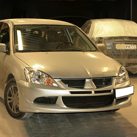 Бампер передний в стиле "EVO" для Mitsubishi Lancer IX (2003-2009) купить недорого с доставкой в Орел