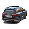 Защита заднего бампера «Уголки двойные» (d76\51) для Lexus LX 450d (2016-н.в)(Окрашенное) купить недорого с доставкой в Орел