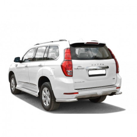 Защита заднего бампера «Уголки» (d63.5) Haval H9(Окрашенное) купить недорого с доставкой в Орел