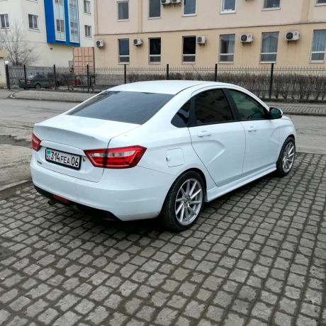 Накладки на пороги "VTS" для L@DA Vesт@, Vesт@ SW (2015-н.в.) купить недорого с доставкой в Орел