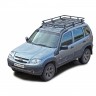 Багажник экспедиционный «Трофи» (на рейлинги) для B@3 2123 "Chevrolet Niv@" (С сеткой) купить недорого с доставкой в Орел