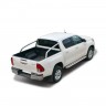 Защита порогов с алюминиевым листом (d63,5) для Toyota Hilux pickup (2017-н.в.)(Окрашенное) купить недорого с доставкой в Орел