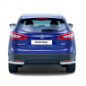 Защита заднего бампера угловая d63мм (НПС) Nissan Qashqai (2014-2016 г.в.) купить недорого с доставкой в Орел