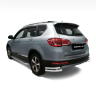 Защита заднего бампера двойная угловая d63/51мм (НПС) HAVAL H6 (2014-н.в.) купить недорого с доставкой в Орел