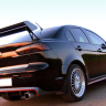 Накладки на пороги "2.0" для Mitsubishi Lancer X (2007-2016) купить недорого с доставкой в Орел