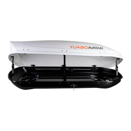 Автобокс YUAGO Avatar (тиснение) (EuroLock), белый, 460л купить недорого с доставкой в Орел