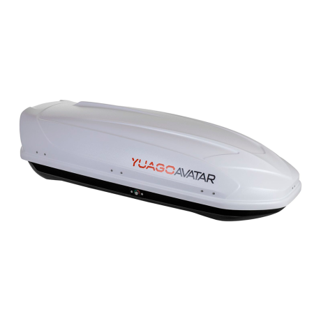 Автобокс YUAGO Avatar (тиснение) (EuroLock), белый, 460л купить недорого с доставкой в Орел