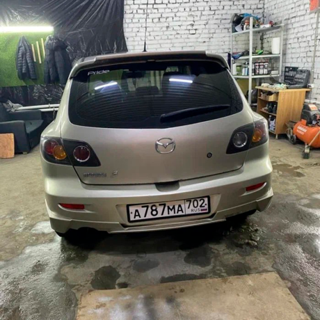 Накладка (юбка) на задний бампер для Mazda 3, хэтчбэк (2003-2009) купить недорого с доставкой в Орел