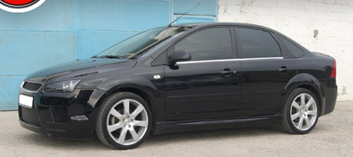 Накладки на пороги "ICС" для Ford Focus 2 (седан, хэтчбек 3-5D)(2004-2011) купить недорого с доставкой в Орел