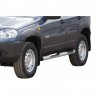 Защита порогов «Труба с проступью» металлическая заглушка B@3 2123 "Chevrolet Niv@" RS купить недорого с доставкой в Орел