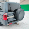 Колпак запасного колеса (Абс шагрень, закрытый) для Mitsubishi Pajero 3 купить недорого с доставкой в Орел