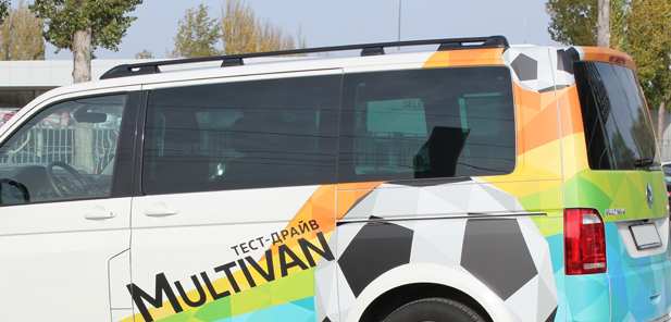 Рейлинги для Volkswagen Multivan, Caravelle, California, Transporter (2003-2022) с короткой базой Чёрный купить недорого с доставкой в Орел
