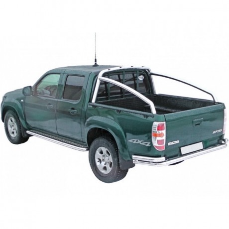 Защитная дуга багажника удлинённая (d63,5) для Mazda BT-50 picup (2006-2011)(Окрашенное) купить недорого с доставкой в Орел