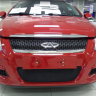 Защита радиатора "Standart" Chery M11 (2010-2016) чёрная купить недорого с доставкой в Орел