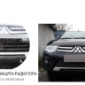 Защита радиатора "Standart" Chery M11 (2010-2016) чёрная купить недорого с доставкой в Орел