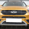 Защита радиатора "Standart" Chery Tiggo 7 (2016-2020) верх, чёрная купить недорого с доставкой в Орел