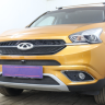 Защита радиатора "Standart" Chery Tiggo 7 (2016-2020) верх, чёрная купить недорого с доставкой в Орел